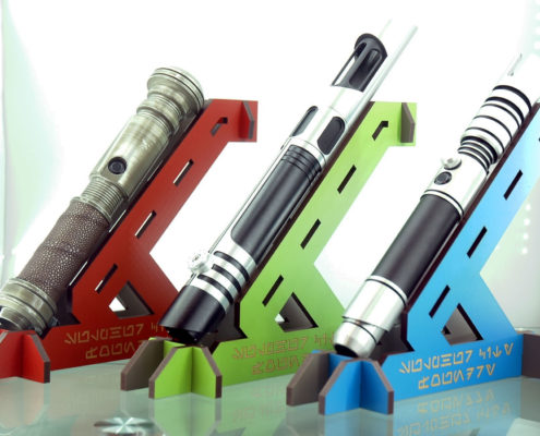New Colour Range of Lightsaber Stands